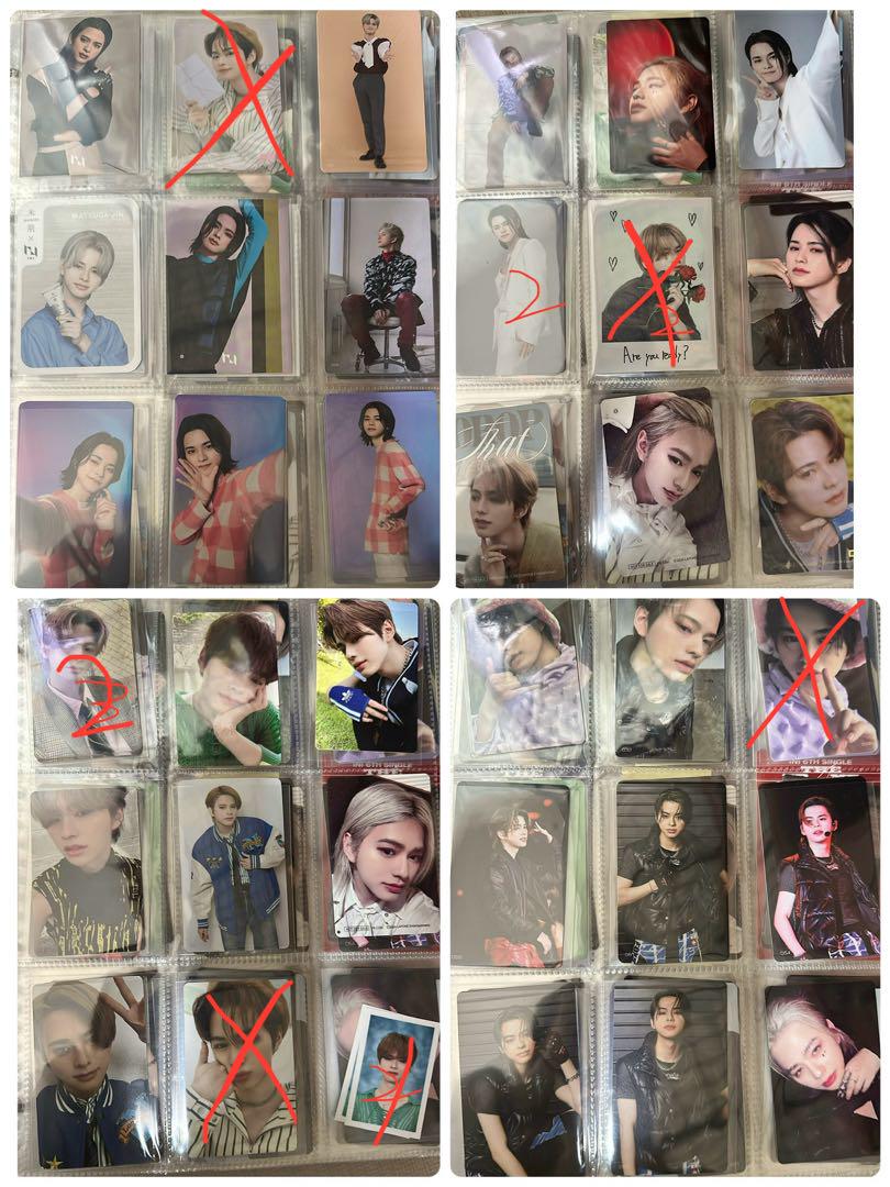 

[USED] Sold separately INI Matsuda Jin 2 page trading card