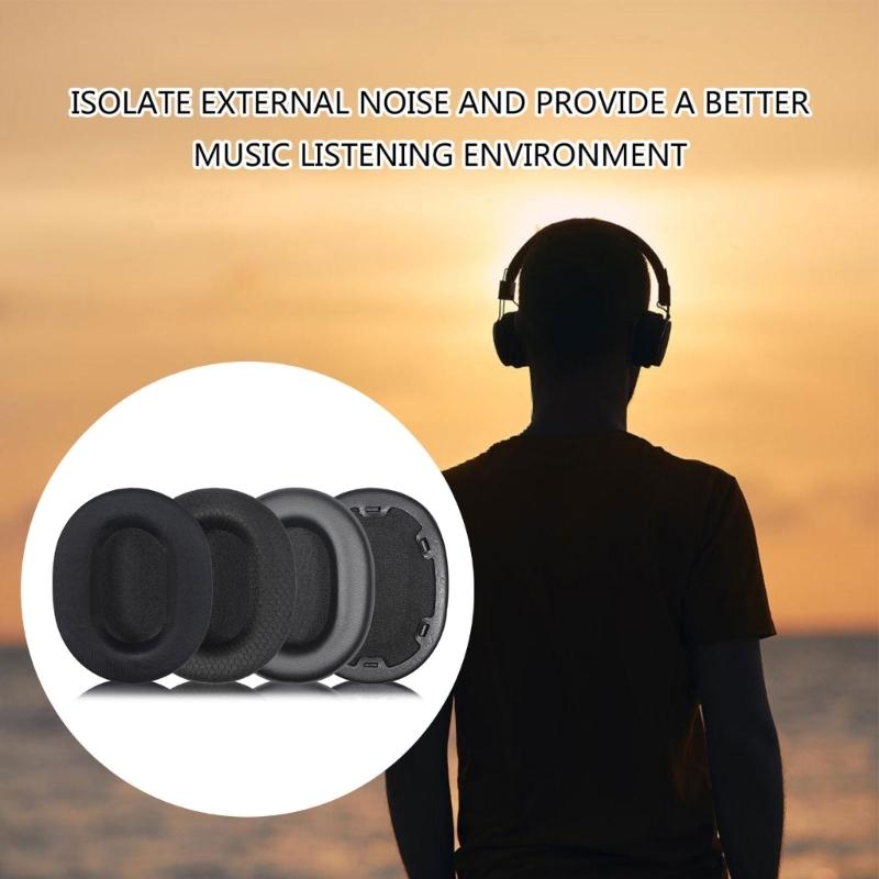 Soft Replacement Ear Pad for H5 Headsets Ear Cushions for Long Wear Comfort and Improved Bass Response Easy Installation