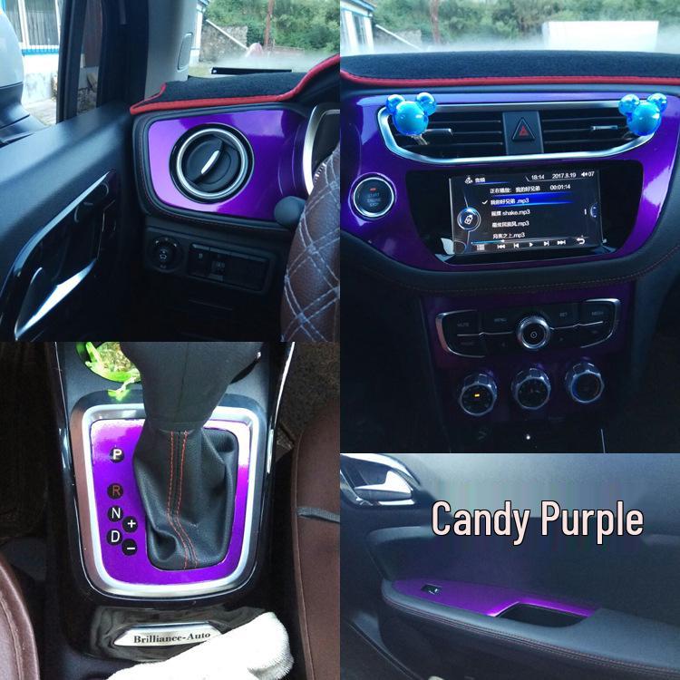 Zhonghua V3 Carbon Fiber Interior Console & Gear Protective Sticker