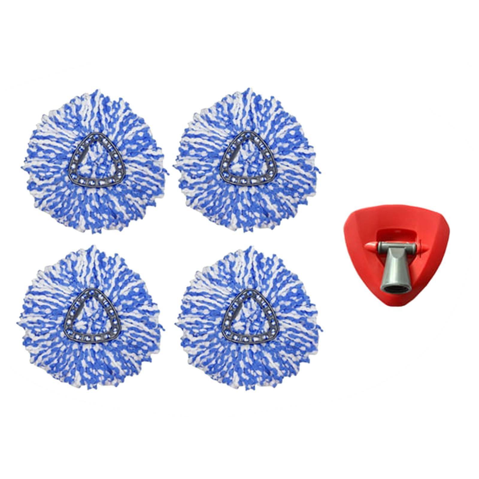 

Сменная насадка для швабры с адаптером, вращающаяся насадка для швабры Wring Dry, сменная насадка для вращающейся швабры, дополнение для вращающейся швабры из микрофибры One Size