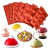 Half Round Cone Silicone Mold Fondant Chocolate Mold DIY Mousse Cake Mold
