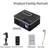 1080P HD Portable Mini LED Projector for Smartphones