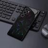 Technology oriented tempered glass phone case suitable for Samsung Galaxy S26 S25 S24 S23 S22 S20 FE/Ultra/Plus anti drop
