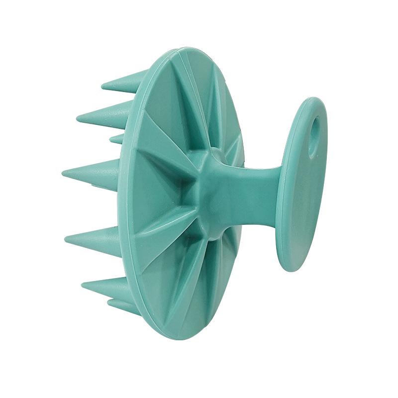 Scrubber corporal din silicon moale Perie de șampon Perie de curățare pentru duș de mână Perie de baie exfoliantă Masaj pentru cap Instrumente de baie