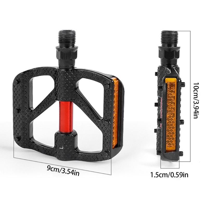 2pcs High Performances Bike Pedals Easyly Install Road Bike Platform Pedals for Mountain Cycling
