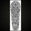 YURAN Realistic Full Flower Arm Temporary Tattoos For Men Women Rose Evil Eye Fake Tattoo Sticker Water Tranfer Body Art Tatoos
