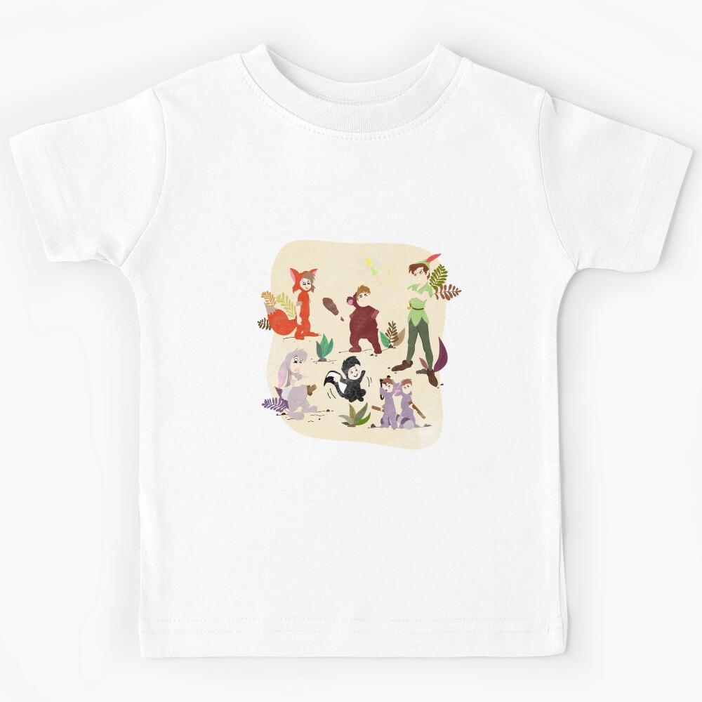 Pan and his lost boys Kids T-Shirt 100