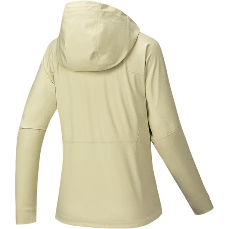 Anta Training Series Storm Armor Sports Casual Hard Shell Simple Solid Color Hooded Zipper Waterproof Breathable Windproof Jacket 162537602-1