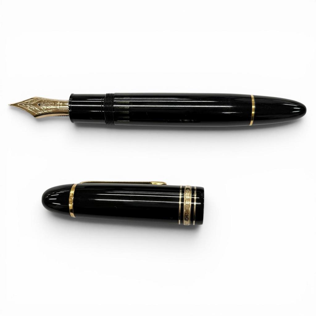 Very Good MONTBLANC fountain pen Meisterstück 149 70s White Star black 14K mens Used