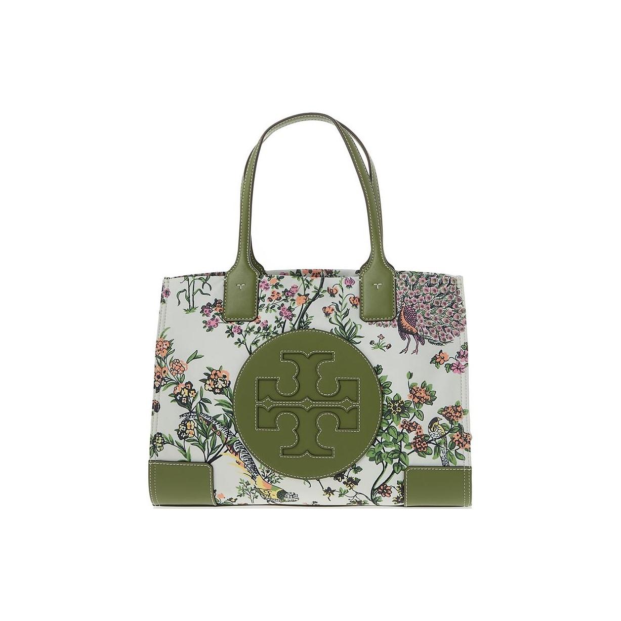 

Tory Burch Ella Printed Vacation Style PVC Tote Bag Women tote Sage 82268-353 Basic Set (Bag+Dust Bag)