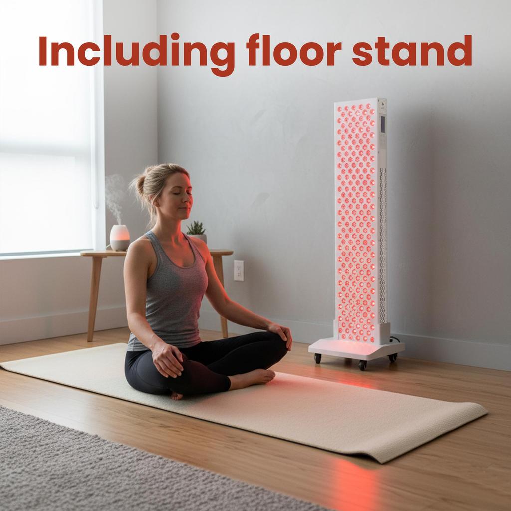 Mvolo Platinum Series 6000 – Red Light Therapy Panel – Red Light Therapy Lamp – Infrared Lamp – 7 Wavelengths – Full Body