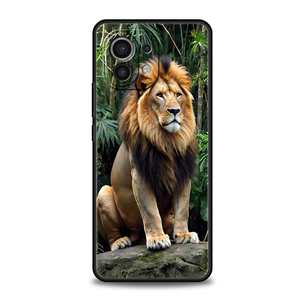 Lion King animal Phone Case For Xiaomi Mi 17 15T 15 14 14T 13T 12T Pro 12 13 Lite 5G 11T Poco X6 X7 X5 Pro Soft Cover