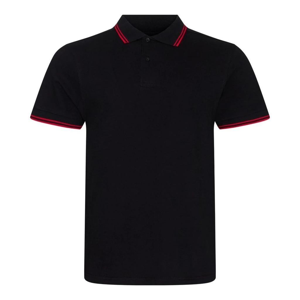 Awdis Mens Tipped Stretch Polo Shirt