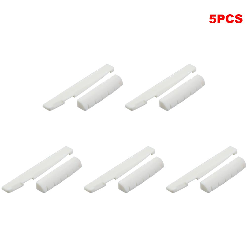 Buffalo Guitar Bridge Saddle Nut for Acoustic Guitar Bone Bridge Folk Guitar Replacement Spare Part Portable Guitar Accessories