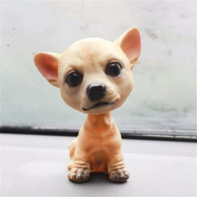 Auto-Ornament, Wackelhund, Auto, Armaturenbrett, Schaukelkopf, Hund, Naturharz, Hundespielzeug für die Auto-Innenausstattung, Heimgeschenk