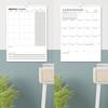 Paper Calendar Whiteboard Month Dry Erase Blank Planner Monthly Planning Work Boards Premium Durable Quality Useful
