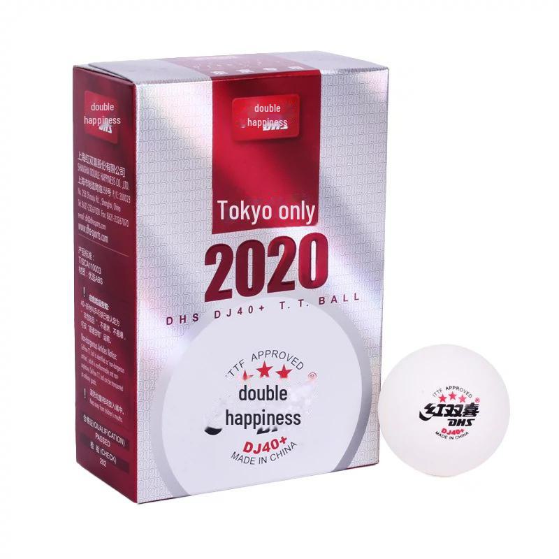 DHS Tischtennis-Wettkampfbälle – 40+ Tokyo WTT ABS, erhältlich in den Bewertungen ein, zwei und drei Sterne.