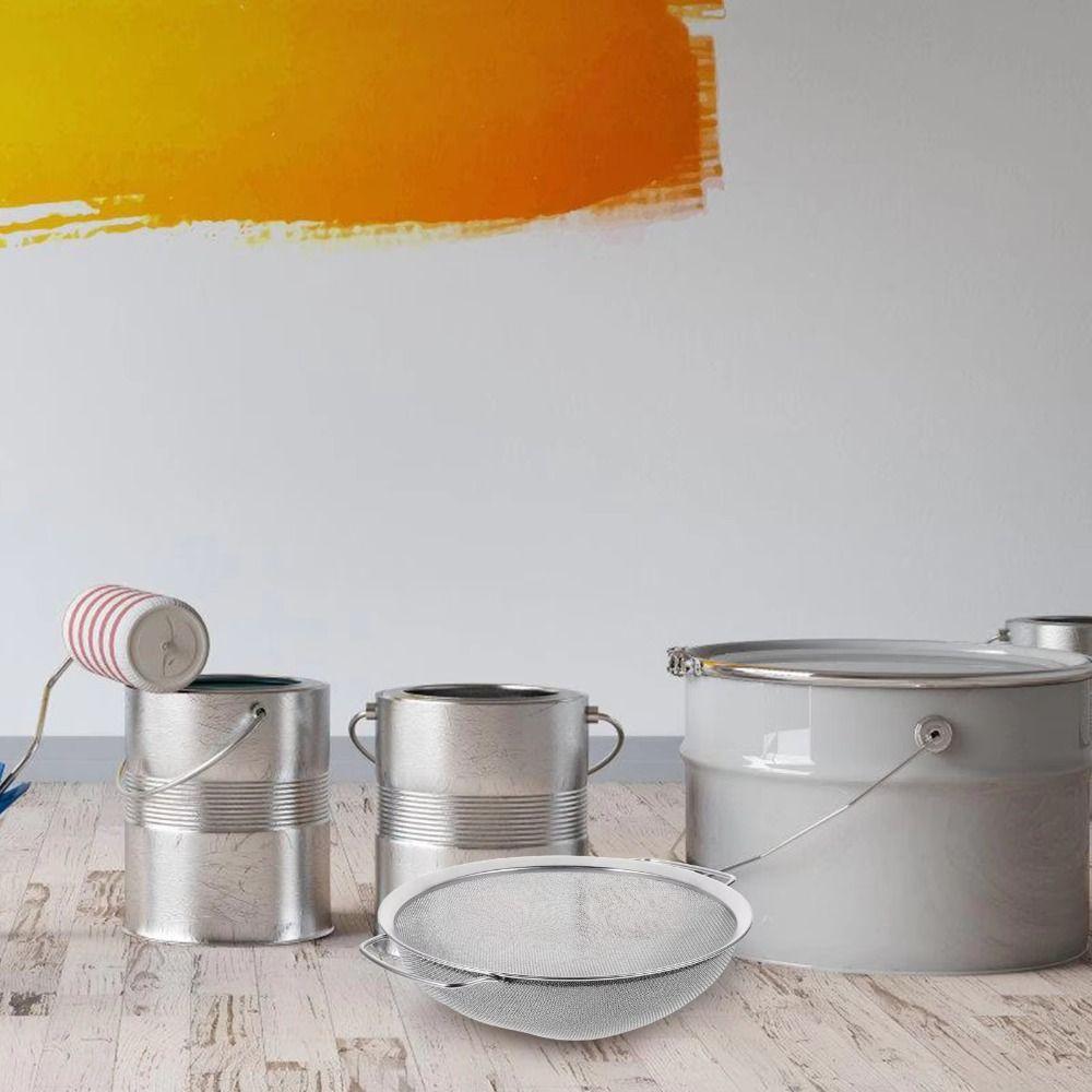 Screen Filter Stainless Steel Paint Strainer Fine Mesh Gallon Bucket Stainless Steel Filter Reusable Mesh Screen DIY Projects