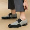 Fashion Trend Men's New Lace Up Mix Patchwork Suede Casual Oxford Gentleman Shoes Formal Wedding Prom Dress Homecoming Zapatillas Hombre
