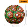 Vibrant Portuguese Heritage Soccer Ball Suitable for Both Training and Competition Outdoor Sports High Elasticity Very Elastic Training Football