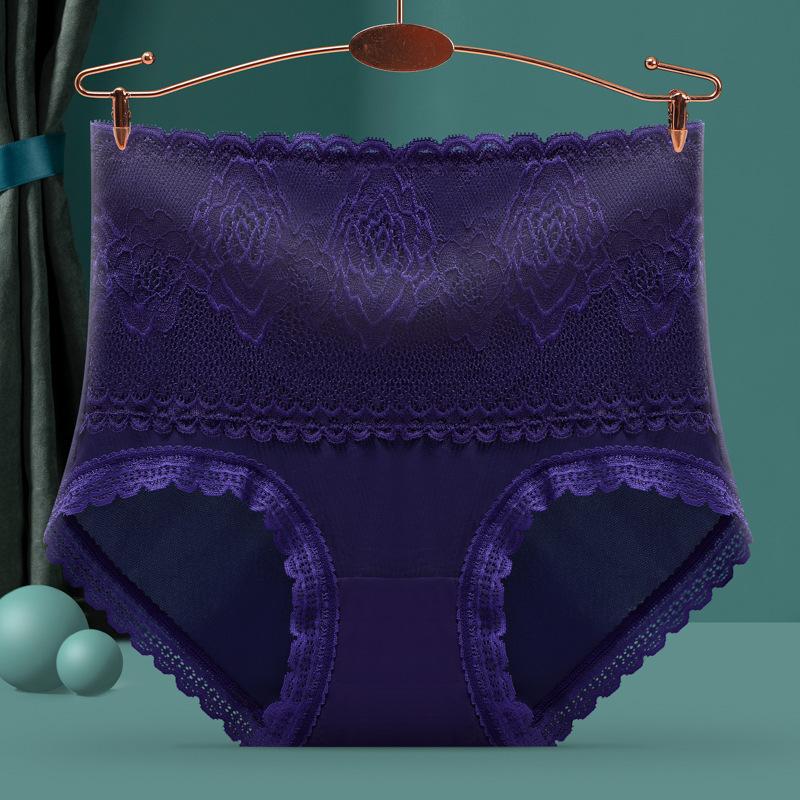 

Женские трусы с высокой талией, подтягивающие бедра, прозрачные кружевные трусы, женские корректирующие фигуру трусики, нижнее белье XL