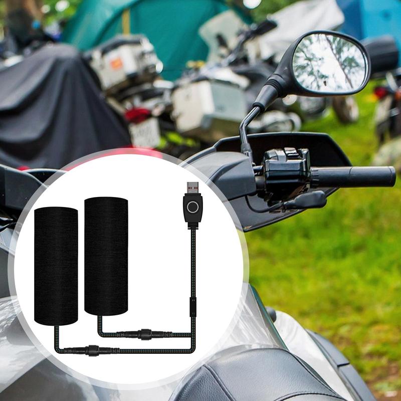 Heated Motorcycle Grips Easy tallation Waterproof Fast Heating Motorbike Accessories Heated Grip Pads for Motorbike