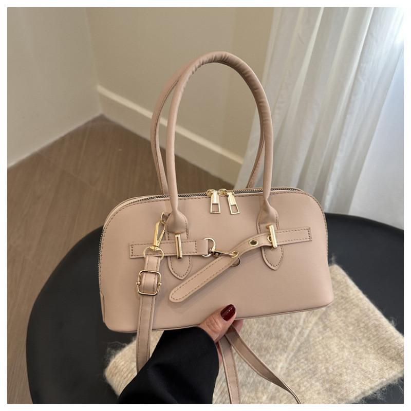 Autumn Vintage And Winter Solid Color Underarm Shoulder Bag For Use Daily