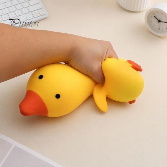 Relaxation Squeeze Toy 1/2Pcs Giant Yellow Duck Toy, Anxiety Relief Shape Stress Gadget Sensory Soft Stretchy Farm Animal Reducer