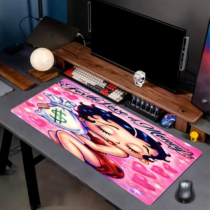 doll Print Mouse Pad, Anti‑Slip Desktop keyboard Mat, for PC Laptop Gaming Working Daily Use, Cool Festival Surprise Gift