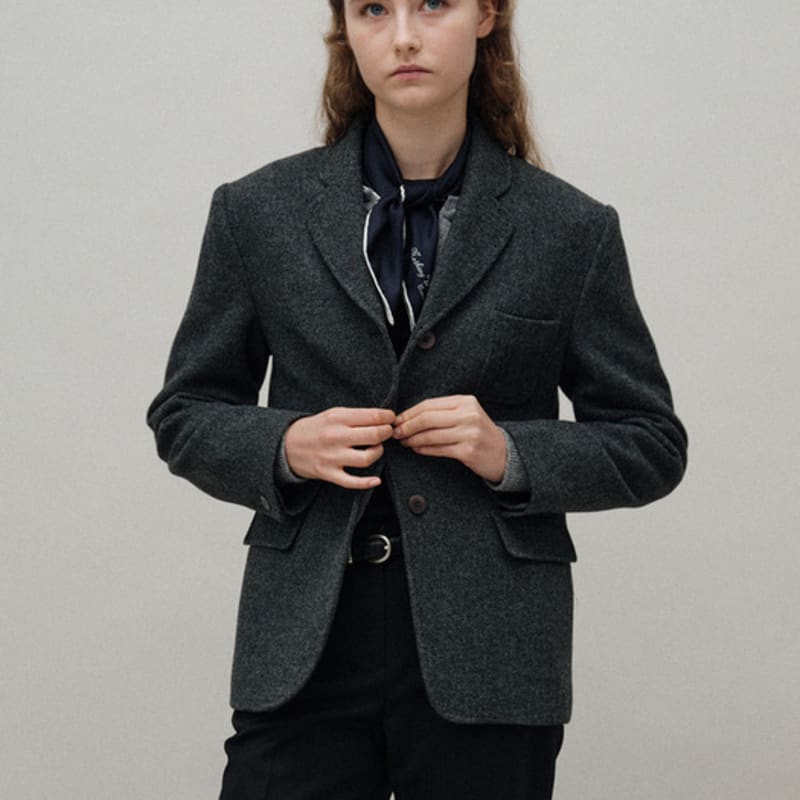 NOTHING WRITTEN NW Silk Scarf (Navy)