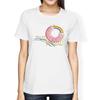 T T Shirt Womens Loose Fit Donut Filled With Magic Rainbow