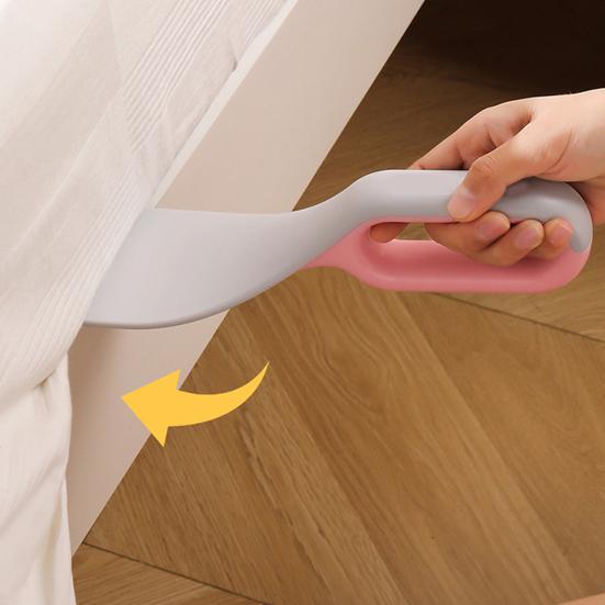 Mattress Lifter Tool for Changing Sheets, 2-In-1 Hair Removal Mattress Riser with Ergonomic Handle, Bed Maker Sheet Tucker Mattress Lifting Wedge