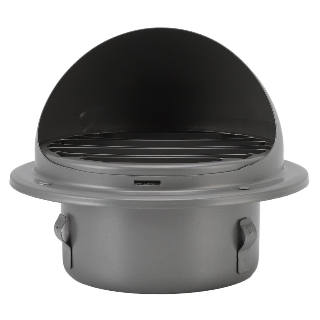 Runde Edelstahl-Lüftungsabdeckung mit Lamellen, wasserdicht, winddicht, Außenwand-Lüftungsauslass für