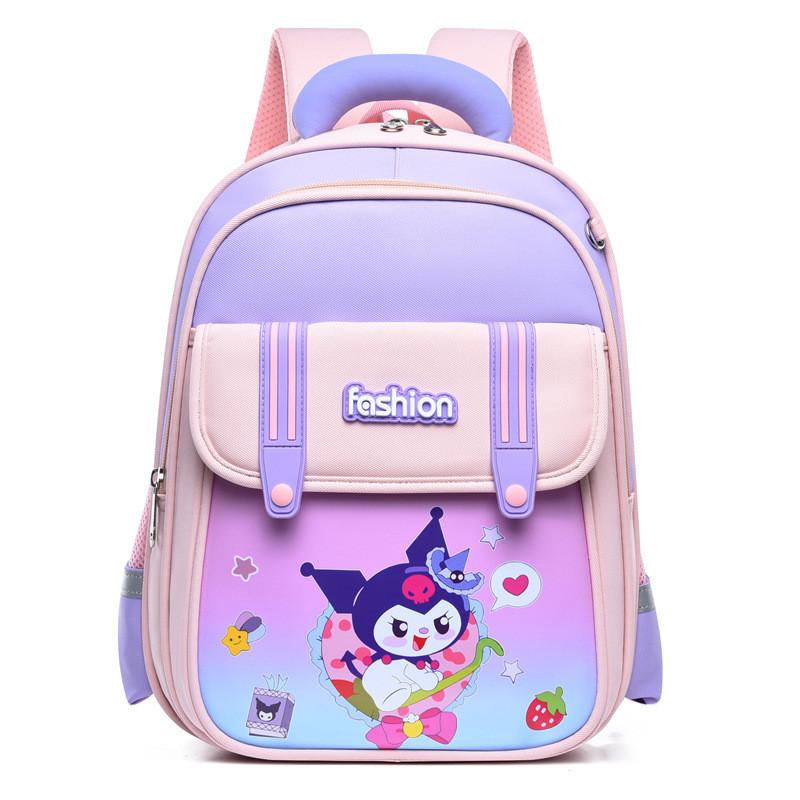 Cartoon Kuromi Ultraman Pattern Kids School Backpack For Elementary Students With Lightweight Oxford Fabric