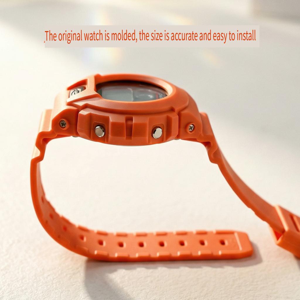 Für Casio G-Shock DW-6900/6600/6930 Ersatz Gummi Silikon Mattes Uhrenarmband Armband Armband + Gehäuse