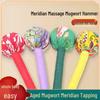 Handmade Cartoon Silk Mugwort Meridian Tapping Massage Hammer with Tassel.