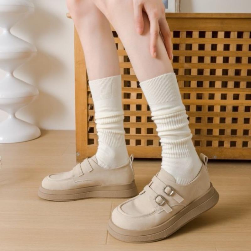 Calf Lantern Socks for Women To Look Slimmer and Have Beautiful Legs in Autumn and Winter. Pure Cotton Pressure Anti-slip and Non-dropping Long Socks