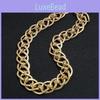 Metal Chain Collar Necklace Geometric Style For Chic Outfits Gift Jewelry