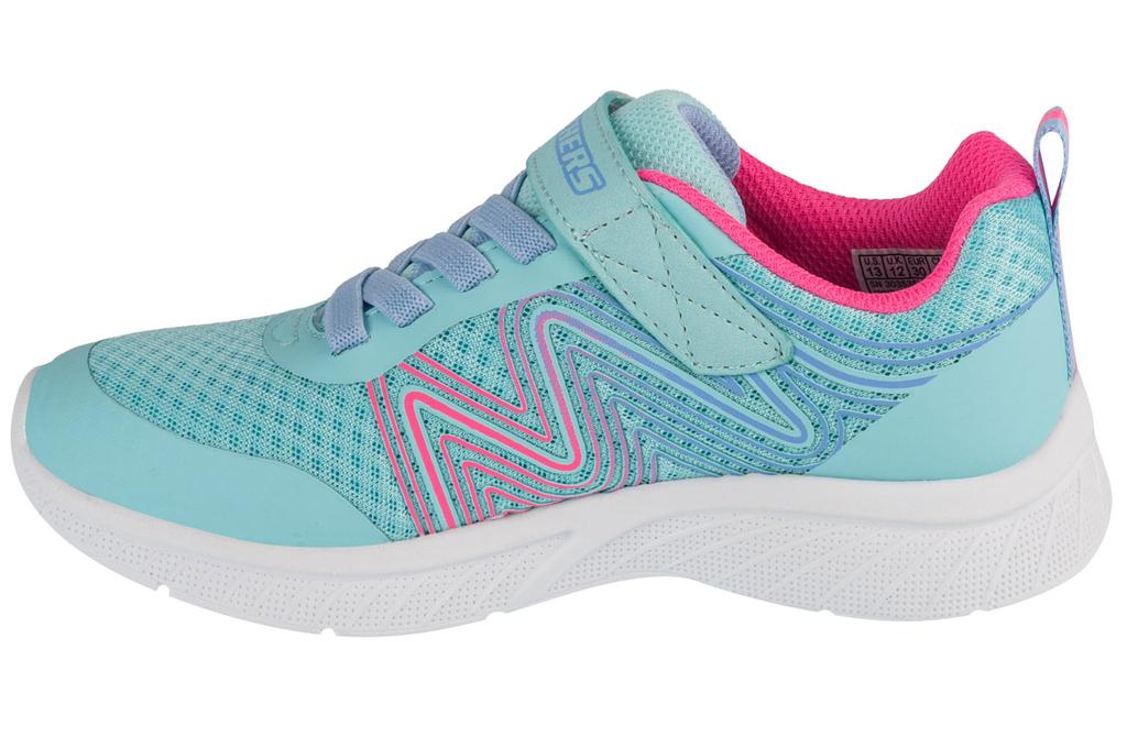 Skechers Microspec Plus - Swirl Sweet, for Girl Blue Sneakers