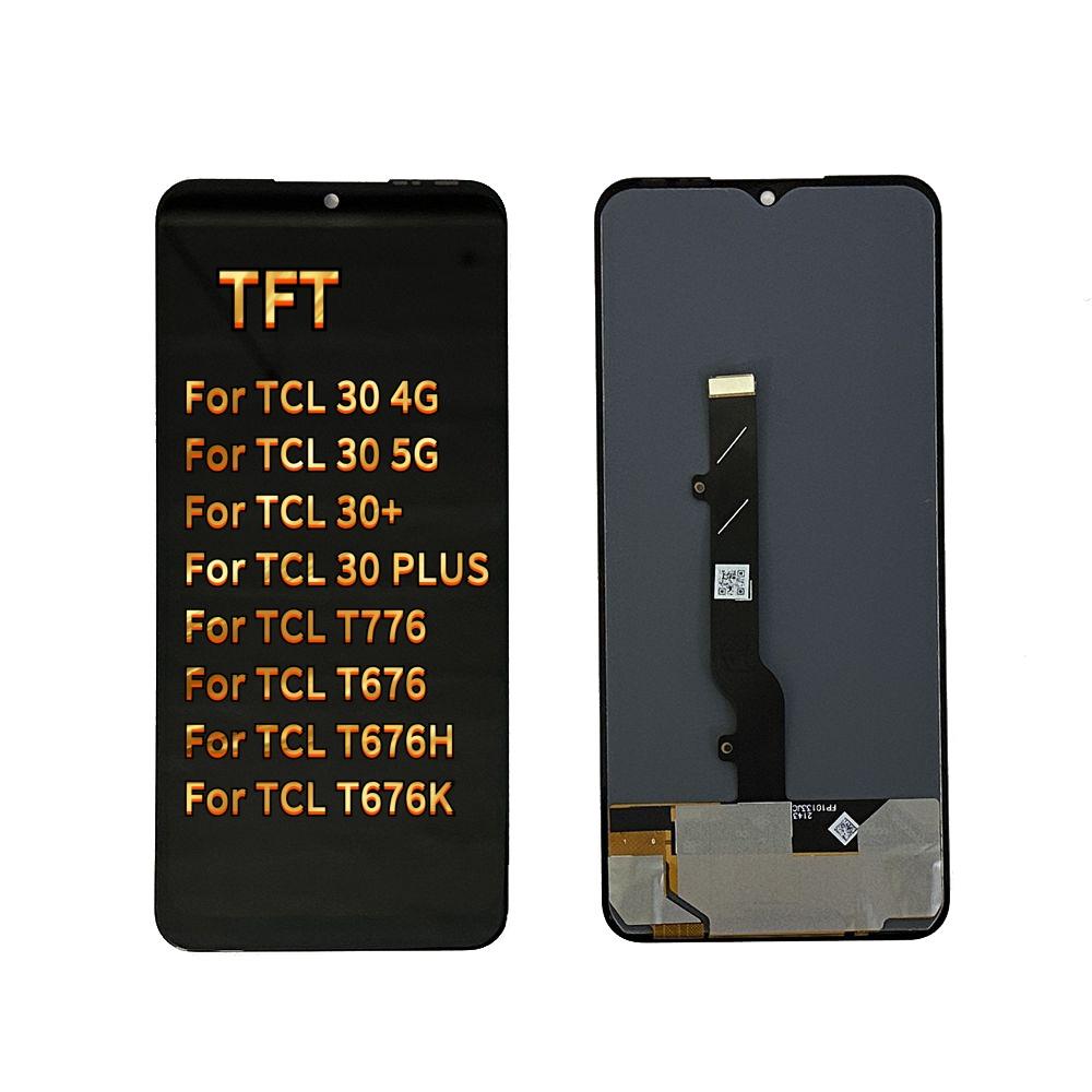 LCD Screen and Digitizer Full Assembly For TFT TCL 30 4G TCL T776 T676 T676H T676K
