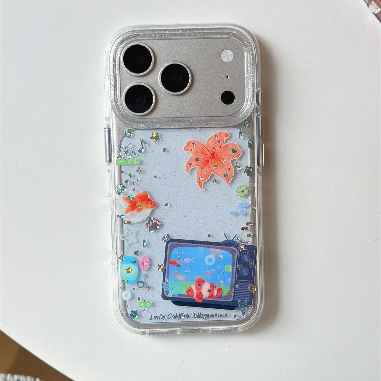 

Goldfish Retro TV Show iPhone 16/17 Pro Max Case - New Style for Apple 14/15 Pro iPhone 16 Pro Max