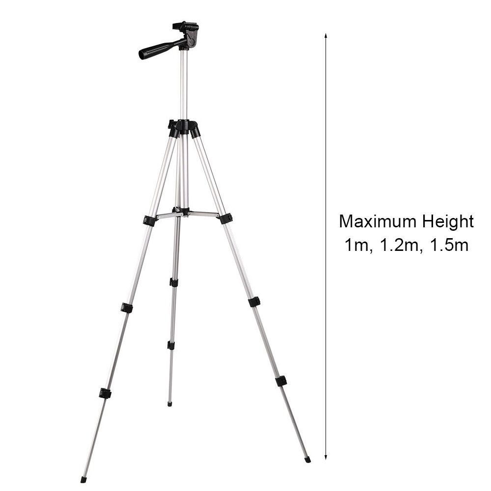 1 buc 1/1.2/1.5 metri nivelă laser trepied aliaj de aluminiu suport cameră suport trepied nou