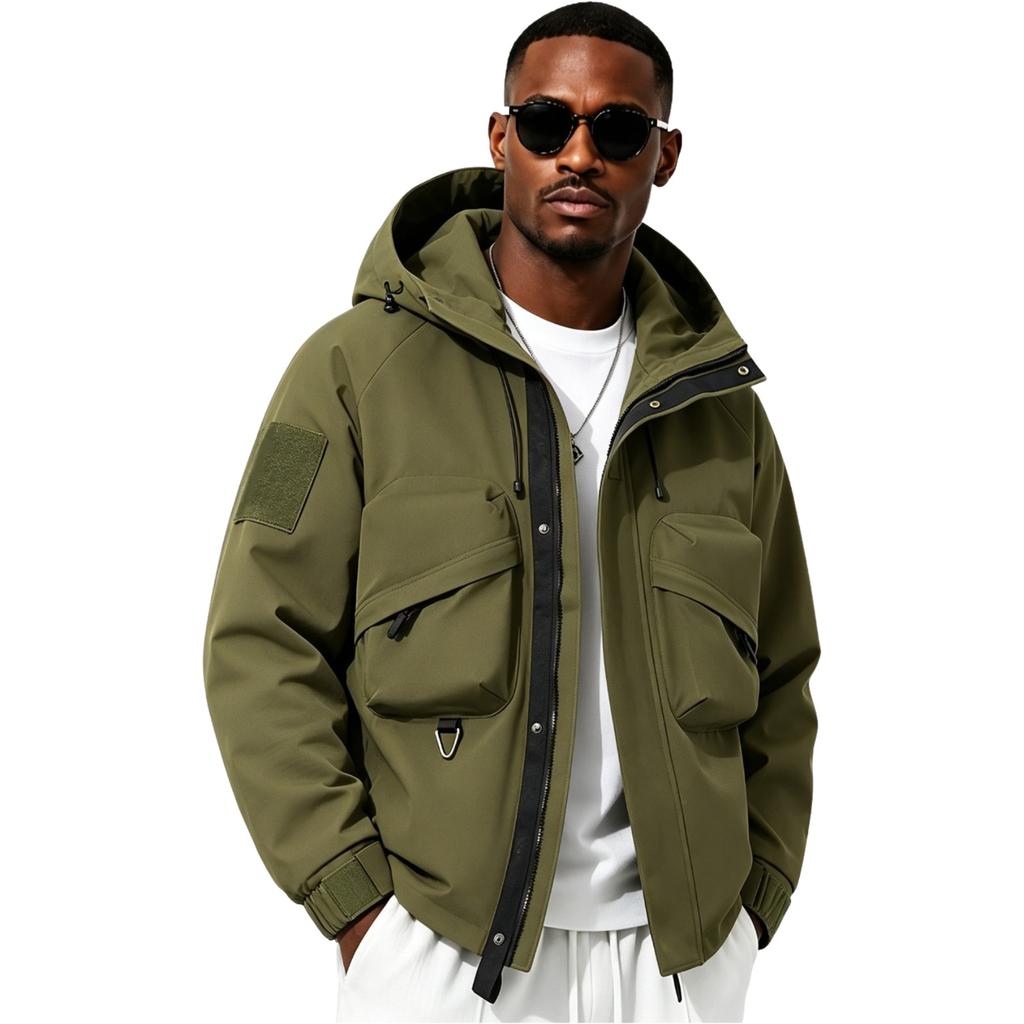Men's Casual Trendy Japanese Windbreaker Jacket for Outdoor