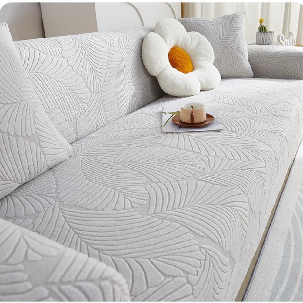 Thicken Armchair Protector Large Leaves Pattern Sofa Seat Cover Cushion Slipcovers  for Living Room