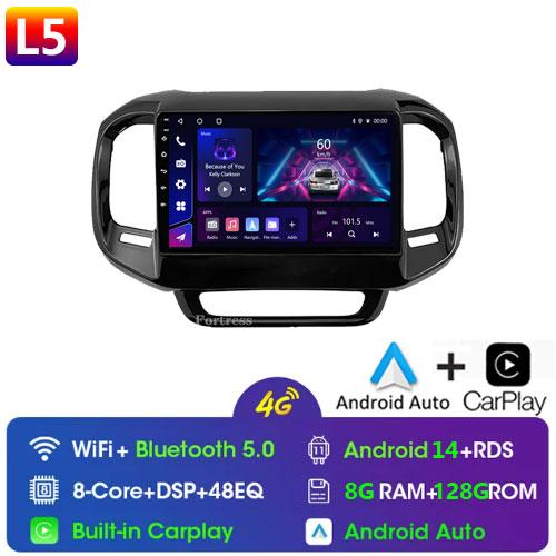 Android14 Auto Car Radio For FIAT Toro 2017 - 2021 Multimedia Navigation GPS 4G WIFI Carplay Player Carplay Stereo 2Din DVD