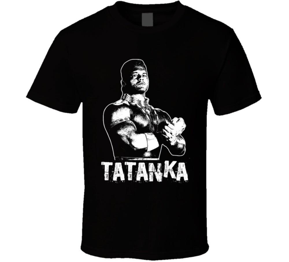 Tatanka Retro Legends Of Wrestling T Shirt Unisex T-Shirt XL