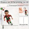 This Creative Hanging Decoration is Durable Lightweight and Multifunctional Ideal for Car Keychains and Backpacks C Ronaldo