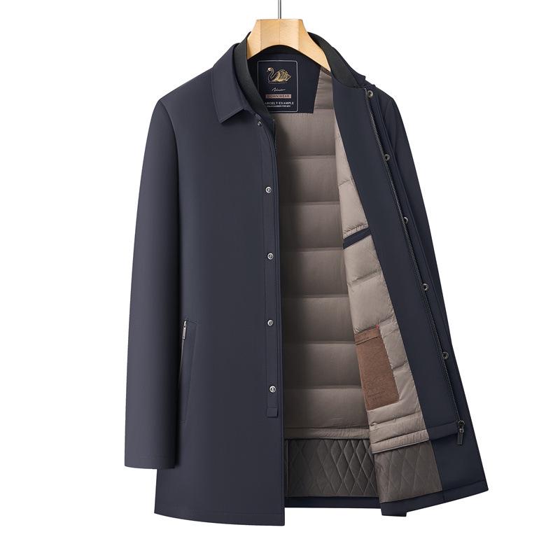 Men's Winter Coat with Detachable Liner: Insulated Jacket for All Ages