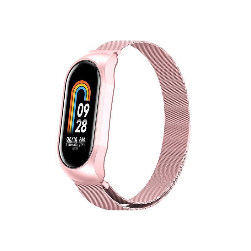 Universal Milanese Magnetic Metal Wristband for Xiaomi Mi Band 89 - New Stainless Steel 9th Gen Strap