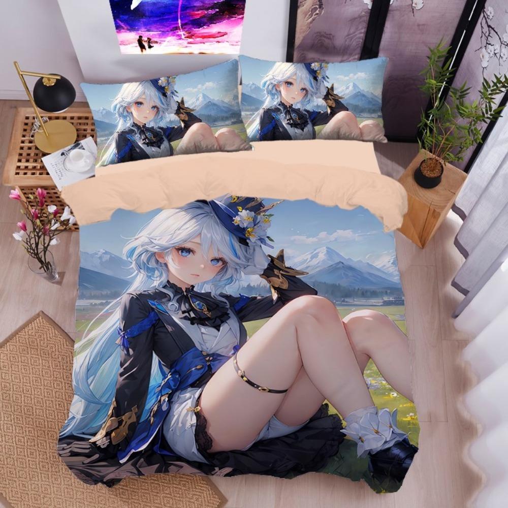 Anime character,Microfibre Bedding Sets,Children'sBirthday Gift  with Zip Room Decor Duvet Cover for Teenagers Adult Duvet Cover